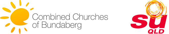 Combined Churches of Bundaberg and SU QLD logos